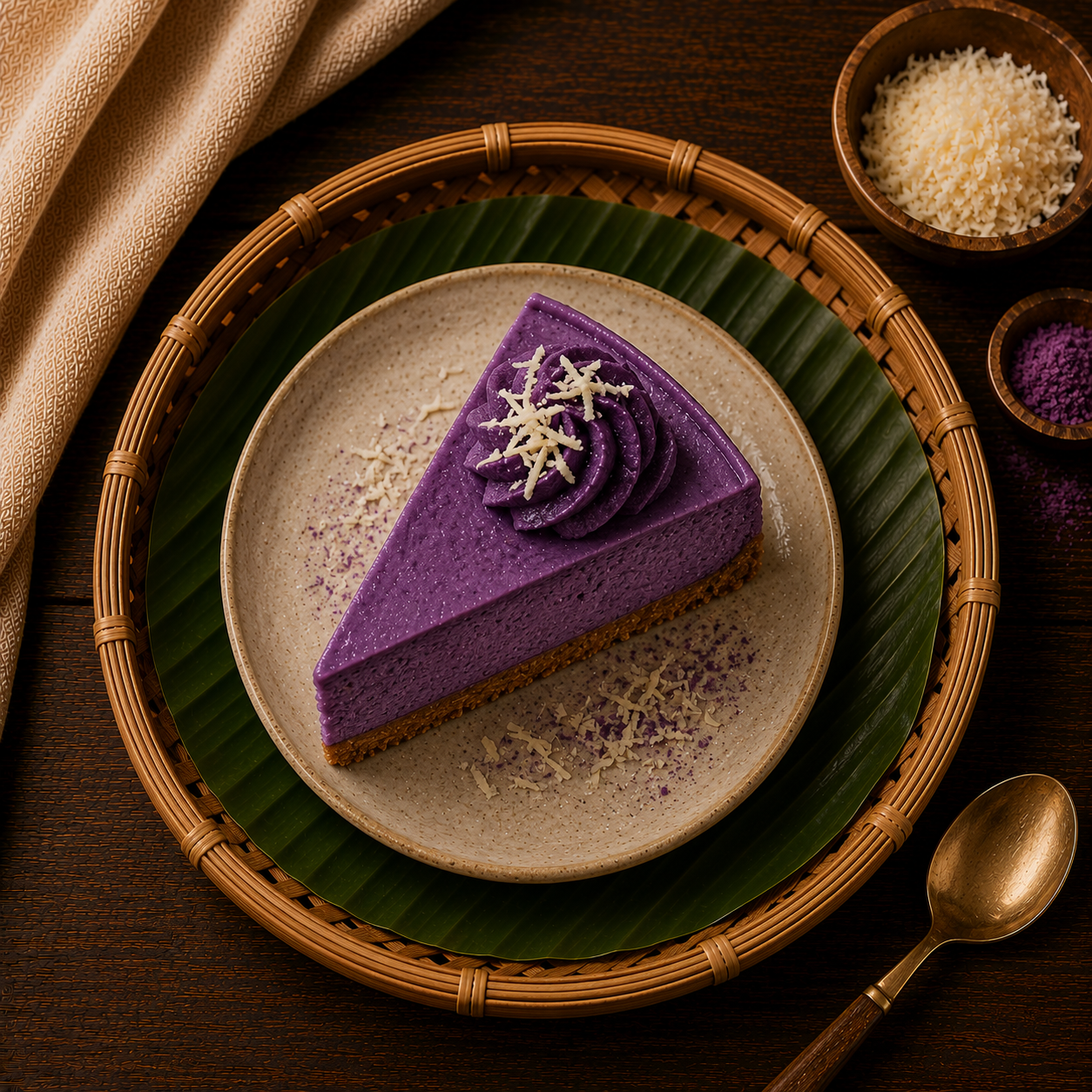 Ube Cheesecake